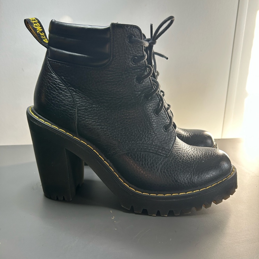 Dr. Martens Persephone Black Leather Boots